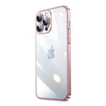 Vendas iPhone 14 Pro Uyumlu Pilas Serisi Elektroplated Sert PC Renkli Çerçeveli Silikon Kılıf