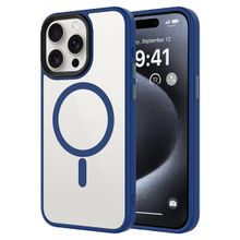 Vendas iPhone 15 Pro Flet Serisi Mat Arka Yüzey Wireless Şarj Destekli Magsafe Cep Telefonu Kılıfı