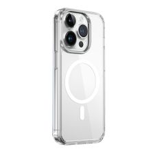 Vendas iPhone 15 Pro Max Crystal Series Magnetic Charge Support Magic Smooth Cep Telefonu Kılıfı