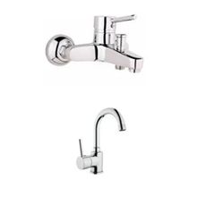 Venita Delta Lavabo Bataryası + Aç Kapa Banyo Bataryası