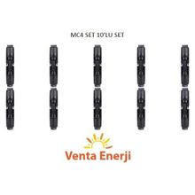 Venta Mc4 Konnektör 10 Set - Güneş Paneli Solar Panel Konnektör