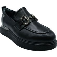 Venüs 2451401K Siyah Kadın Loafer Ayakkabı