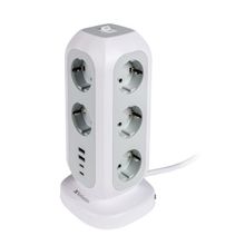 Verbatim EUPT-01 EU 11XAC/2XUSB/2XType-C Çok Fişli Güç Kulesi