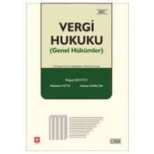 Vergi Hukuku Genel Hükümler Ekin Yayınevi