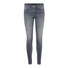 Vero Moda Orta Gri Denim Kadın Kot Pantolon
