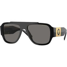 Versace VE 4436U GB181 57 Polarize Erkek Siyah Kemik Güneş Gözlüğü