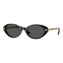 Versace VE 4469 GB187 54 Oval Siyah Kombine Kadın Güneş Gözlüğü