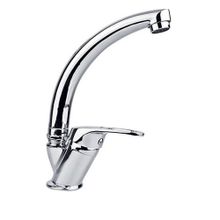 Versu Armature Cemre Serisi Kuğu Gümüş Banyo Lavabo Bataryası