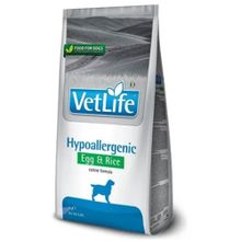 Vet Life Hypoallergenic Egg-Rice 2 kg Köpek Maması