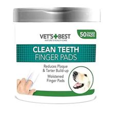 Vet's Best 50'li Köpekler İçin Diş Temizleme Parmak Pedi