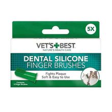 Vet's Best Silikon Başlık Parmak 5'li Paket Diş Fırçası