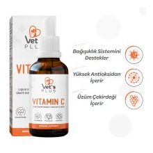 Vet's Plus 50 ml Vitamin C Kedi ve Köpekler İçin Damla