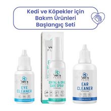 Vet's Plus Kedi ve Köpekler İçin Bakım Ürünleri Başlangıç Seti