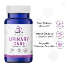 Vet's Plus Urinary Care Kedi ve Köpek İçin İdrar Yolları Destekleyici 75'li Tablet