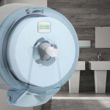 Vialli K3T Şeffaf Mini Cimri Tuvalet Kağıdı Dispenseri