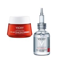 Vichy 30 ml Liftactiv Kırışıklık Leke Karşıtı Bakım Yapmaya Yardımcı Yüz ve Göz Bakım Seti