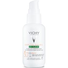 Vichy Capital Soleil UV Clear 40 ml SPF 50+ Yağlı Ciltler için Güneş Kremi