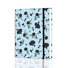 Victoria's Journals Floral Damask Tarihsiz 16.5x22.5 cm Gizli Spiralli Çizgisiz Not Defteri