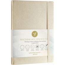 Victoria's Journals Venzi Classic 14x20 cm Gümüş Noktalı Defter