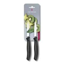 Victorinox 6.7633.B 8 cm Siyah 2'li Blisterli Tırtıklı Soyma Bıçağı