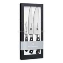 Victorinox 7.7243.3 Siyah 3 Parça Dövme Çelik Şef Aşçı Seti