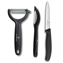 Victorinox BCKVCST01 Siyah 3'lü Soyacak Bıçak Seti