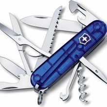 Victorinox Huntsman 1.3713.T2 Şeffaf Mavi 15 Fonksiyonlu Çok Amaçlı Çakı