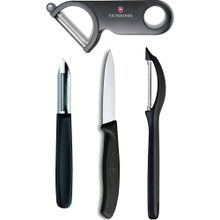 Victorinox Siyah Bıçak ve Soyucu Seti Evrekala Edition