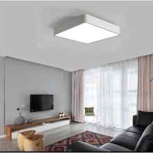 Vies Teknoloji 6500K Cold White - Beyaz Modern Tavana Sıfır Kare Plafonyer Led Avize