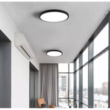 Vies Teknoloji 6500K Mat Siyah Panel Avize Tavana Sıfır Led