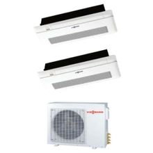 Viessmann O3F3062M2 Vitoclima Multi Tek Yön 6.1 Kw 1 Dış ve 2 İç Ünite 12+18 Kaset Klima