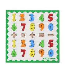Viga Toys 4 İşlem Matematik Tablası Puzzle