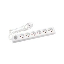 Viko 1 Metre Multi-Let Altılı Beyaz Priz