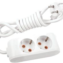 Viko 4Lü Beyaz Anahtarlı Topraklı 5Mt Kablolu Priz