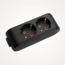 Viko 90113200 Multi-Let Topraklı Klemensli 2'li Grup Priz