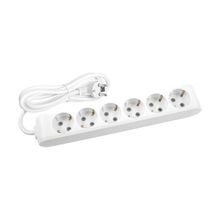 Viko 90113403 Multi-Led Beyaz Topraklı Kablolu Çocuk Korumalı 3 mt Dörtlü Grup Priz