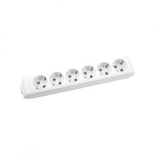 Viko 90113600 Topraklı Çocuk Korumalı Klemensli Multi-Let Beyaz Altılı Grup Priz