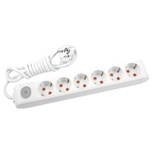 Viko 90117605 Multi-Let Topraklı Anahtarlı 6'lı Grup Priz