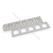 Viko 90960204 Karre Beyaz 3'lü Paket Beşli Çerçeve