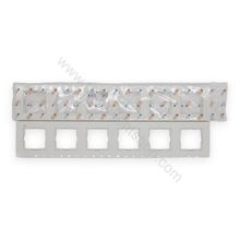 Viko 90960205 Karre Beyaz 3'lü Paket Altılı Çerçeve