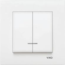 Viko 90967050 Karre Meridian Beyaz Işıklı Komütatör