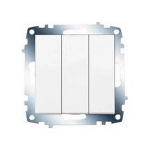 Viko 90967068 Meridian Karre Beyaz Çerçevesiz Üçlü Anahtar