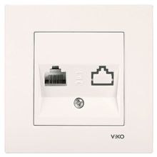 Viko 90967278 Karre Meridian Krem Tekli Data Cat6 Prizi