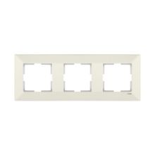 Viko 90979013 Meridian Krem Üçlü Yatay Çerçeve