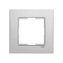 Viko 92192321 Novella Eloxal Gümüş Metal Tekli Çerçeve