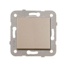 Viko 92605101 Artline Novella Saten Tekli Anahtar Çerçevesiz Priz