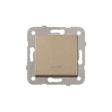 Viko 92605219 Artline Novella Bronz Işıklı Çerçevesiz Duvar Anahtarı