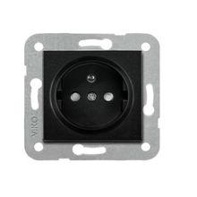 Viko 92605545 Artline Novella Siyah Ups Çerçevesiz Priz