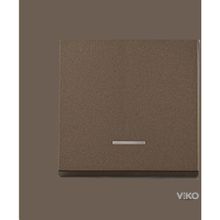 Viko Artline Novella Antrasit Işıklı Çerçeveli Anahtar