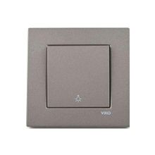 Viko Artline Novella Antrasit Light Çerçeveli Yaylı Anahtar